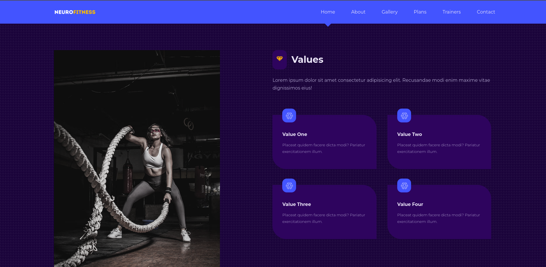 WebSite React Responsivo